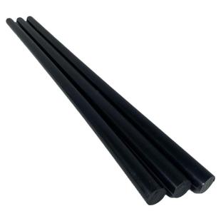 黑色尼龙棒圆柱实心耐磨聚丙烯pp塑料棒材硬杆韧纯料1234567890mm
