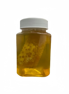 蜂巢蜜嚼着吃盒装500g百花农家自产土蜂蜜纯正天然老蜂窝蜜巢蜜块