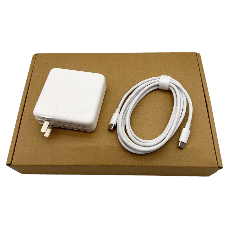 适用于苹果笔记本电脑macbook air充电器61W电源Type-C编织适配器