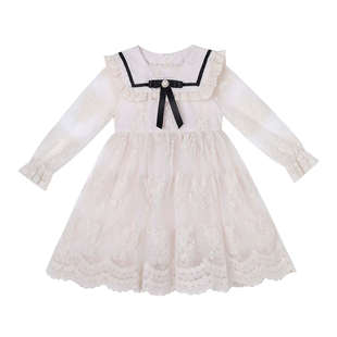 女童连衣裙春装2026新款儿童洋气网纱蓬蓬秋冬加绒女孩甜美公主裙