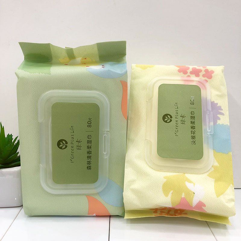 绿素女性私处洁阴便携经期纸巾清洁湿巾湿卫生湿纸巾厕