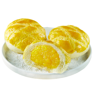 佶隆奶黄菠萝包商用批发空气炸锅半成品食材港式早餐预制面包冷冻