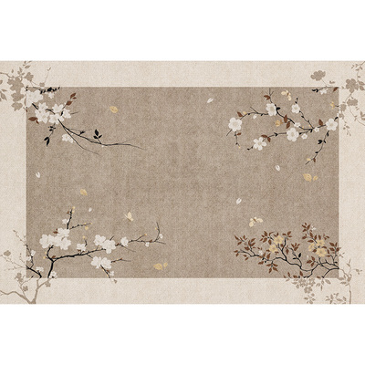 yulive中式复古免洗可擦地毯