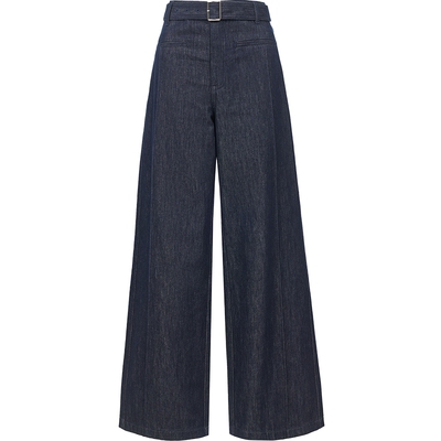 VeroModa纯棉腰带丹宁牛仔裤