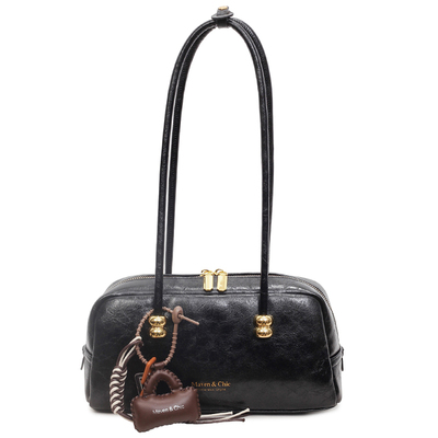 秋冬新款复古通勤腋下枕头包