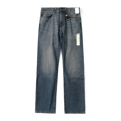 Lee李男士深蓝色直筒中腰牛仔裤