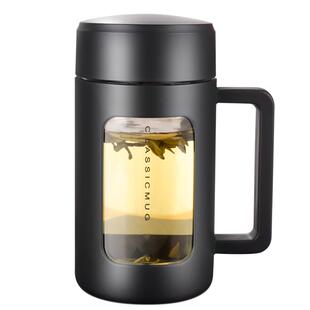 捷安玺茶杯茶水分离泡茶水杯男士个人专用玻璃杯高档精致喝茶杯子