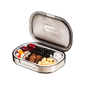 药盒小号便携式随身迷你分药器装药片药物密封防潮神器小收纳盒子