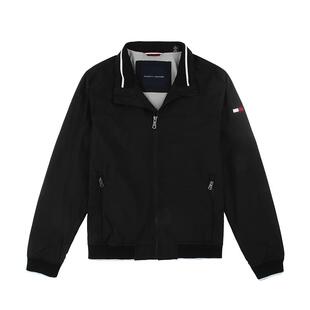 断码清仓】TOMMY HILFIGER汤米男士风衣夹克立领拉链防风薄款外套