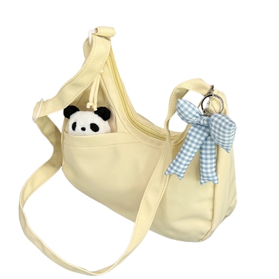 奶油色系简约风少女包包