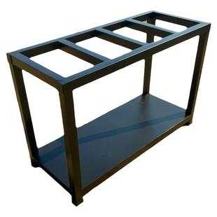 大型鱼缸底柜一体焊接鱼缸架子高承重双层鱼缸架支架上虑底滤通用