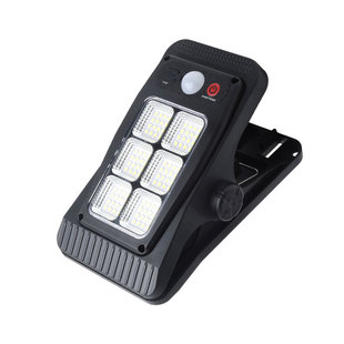 新款太阳能夹子灯庭院感应灯户外防水家用壁灯院子照明路灯充电