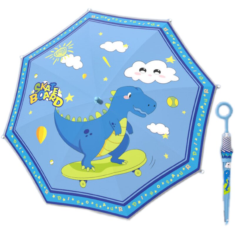 雨宝儿童雨伞学生上学专用男生晴雨两用太阳伞加大遮阳防晒全自动