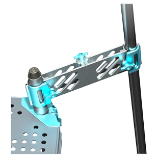 一帆精工升级款铝合金钓台伞架加厚加粗抗大风雨伞支架配件