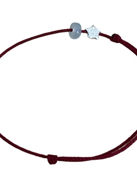 小红绳手链细款999足银手绳女生