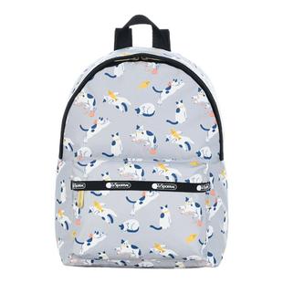 LeSportsac乐播诗新款Trendy潮流系列可爱猫猫背包通勤双肩包