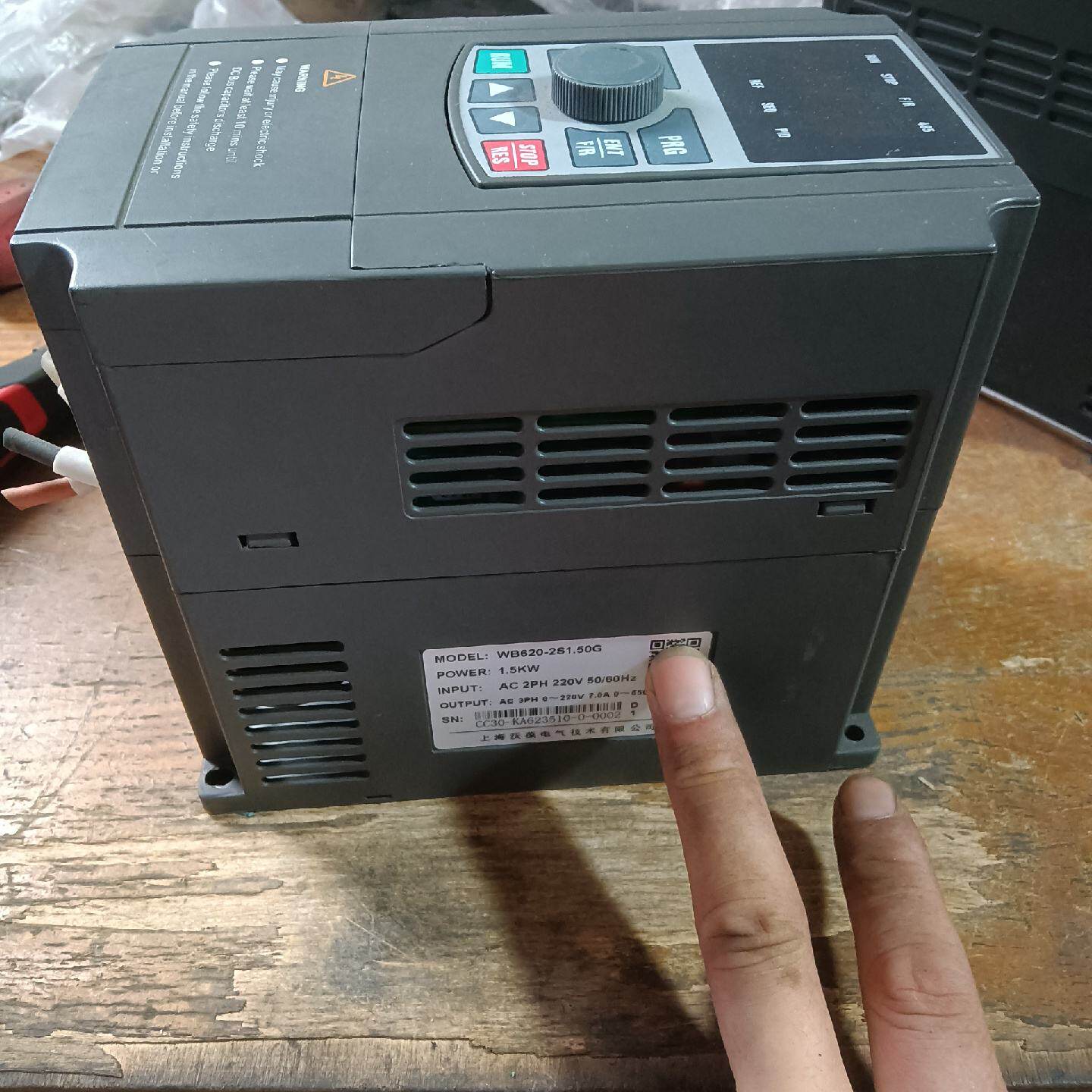议价可维修上海沃葆变频器WB6202S1.50G1.5kw2