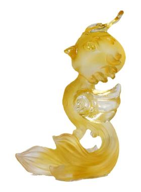 古法琉璃龙凤摆件工艺品装饰摆件