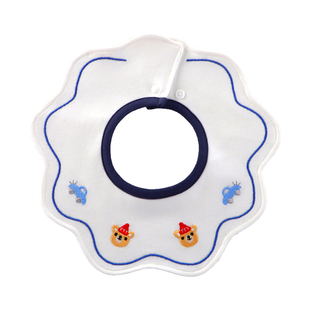 口水巾婴儿宝宝围嘴纯棉a类防水围兜男新生婴幼儿防吐奶口水围巾