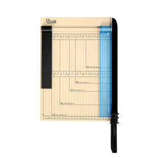 古德A4切纸机GD106财务切纸刀手动裁切刀金属切纸器小型裁纸刀割名片切卡机相片照片图文剪切DIY裁纸机裁切机