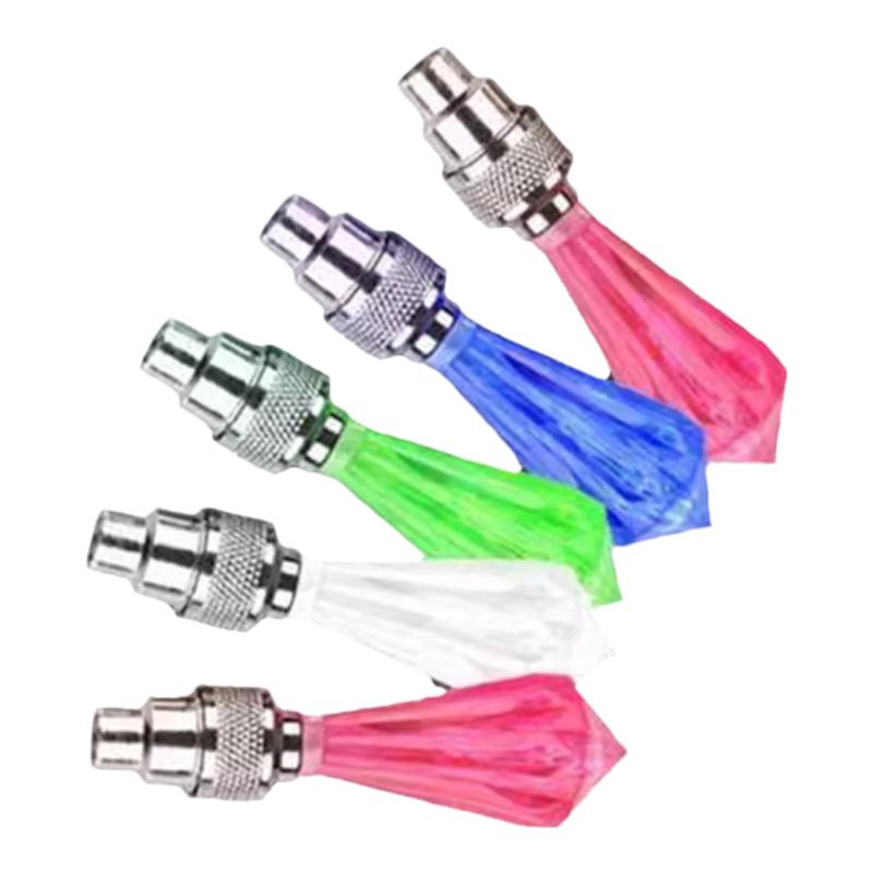 自行车七彩灯气嘴风火轮夜骑轮胎炫彩灯感应配件装备摩托车气门灯