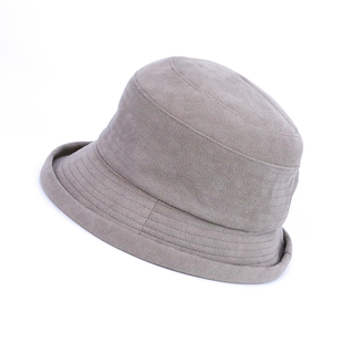 MARJAKURKI玛丽亚古琦时尚麂皮绒面帽子女秋冬季渔夫帽女款大头围