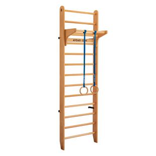 AVDAR儿童肋木架壁挂式攀爬家用实木健身综合训练器材康复拉伸架