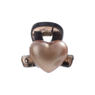 爱心迷你小抓夹刘海侧边夹公主头发夹后脑勺碎发夹子半扎发头饰女