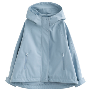 NNGZ女童冲锋外套2026秋季新款儿童防风防泼水登山服运动机能童装