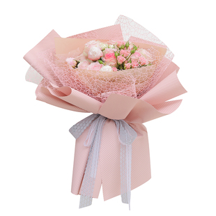 流星雨韩式提花网鲜花包装网纱花束包花纱网镂空花纱花艺材料资材