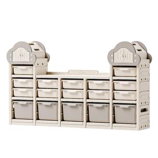 英禾大容量收纳柜婴儿喂养台玩具收纳架置物柜宝宝多层整理储物