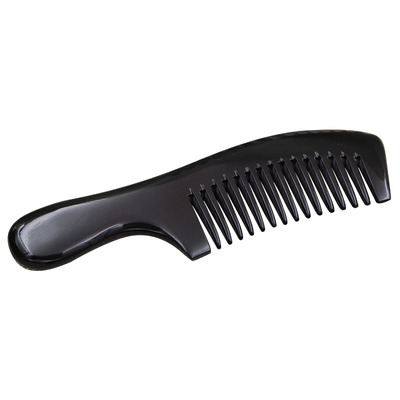 天然黑水牛角粗齿烫发