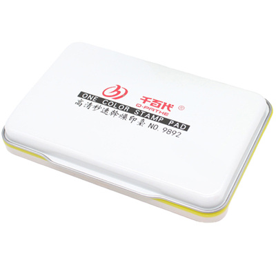 彩色印台印泥印尼快干橘咖啡DIY