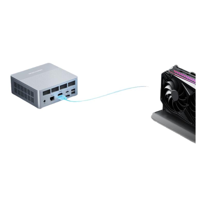 铭凡X1Lite 255迷你主机旗舰AMD锐龙7 255迷你主机商务办公台式机
