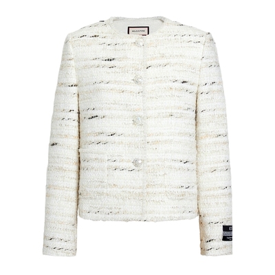 MOJO莫佐法国粗花呢小香风短外套