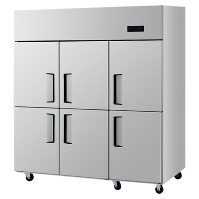 双鹿商用四门冰箱多门双温冰柜