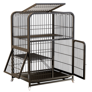 猫笼子家用室内不占地猫别墅超大自由空间一体多层猫咪笼子猫舍屋