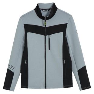 HALTI哈尔迪男士运动综训健身热特姆保暖针织耐磨外套HNJES59763S