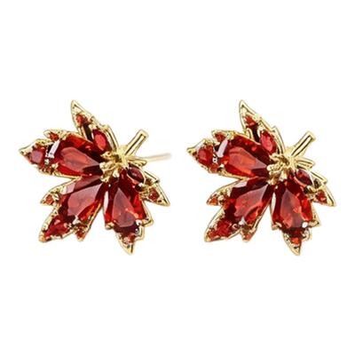 Vintage古着Mapleleaves耳饰