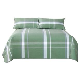 纯棉加厚老粗布凉席特厚床单加密两面折叠席吸汗透气不闷热不起球