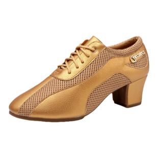 舞蹈鞋拉丁鞋成年女士中跟教师鞋软底交谊摩登跳舞鞋广场舞鞋