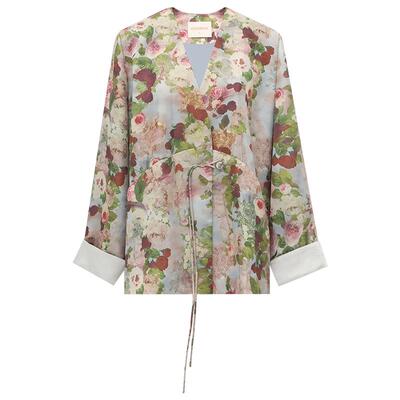 COCOBELLA亮葱流光印花外套