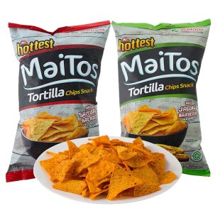 【自营】印尼进口Maitos香脆玉米片墨西哥小吃薯片办公室休闲零食