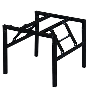 正方形折叠桌腿支架腿桌架铁桌子腿餐桌腿桌架子金属桌脚台面支架