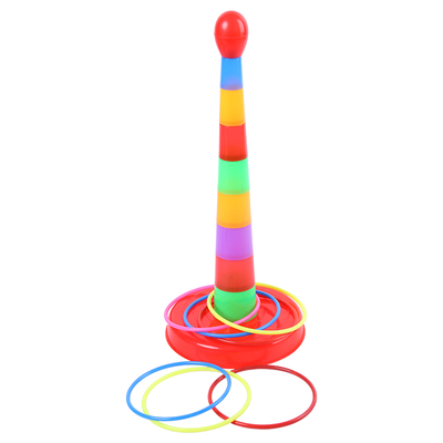 彩虹塑料圈户外感统玩具