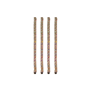 新款闪钻时尚侧边发夹高级感一字夹百搭细长条发卡镶钻刘海边夹女