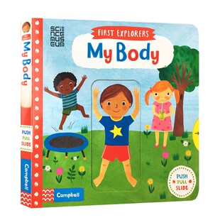 英文原版 Campbell First Explorers 小小探险家 登月 宇航员 恐龙 我的身体 聪明的虫子 野生动物 夜间动物 儿童启蒙操作纸板书