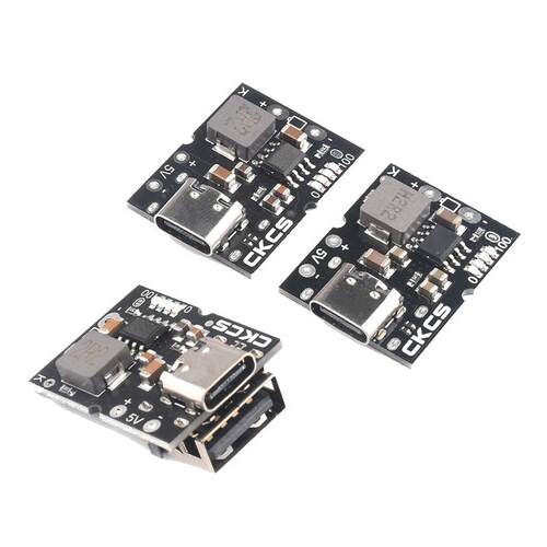 高精度5V2A充放电一体模块 Type-C输入 兼容4.2V/4.35V锂电池升压