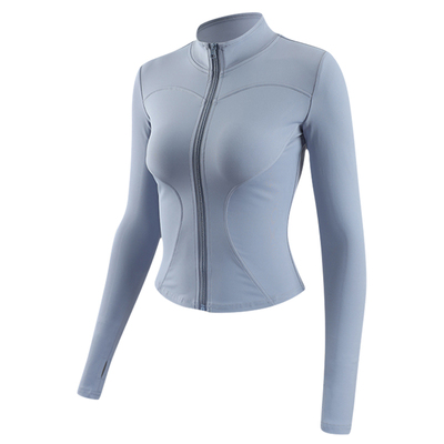 多肉女孩胖mm大码瑜伽服女外套修身套装长袖运动服健身上衣秋冬