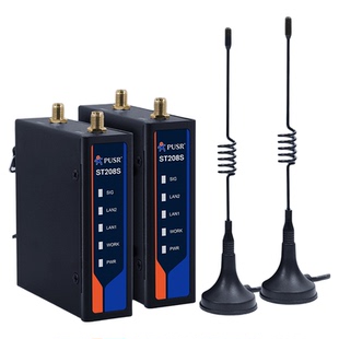 有人PLC通信工业无线网桥AP中继器一对高通芯500米wifi点对点点对多组网双网口客户端工厂车间室外ST208S